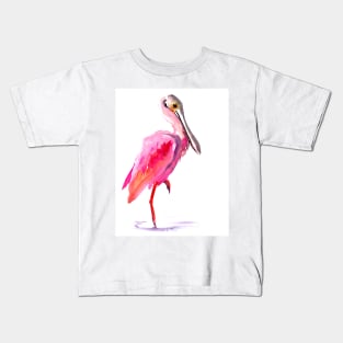 Roseate spoonbill Kids T-Shirt